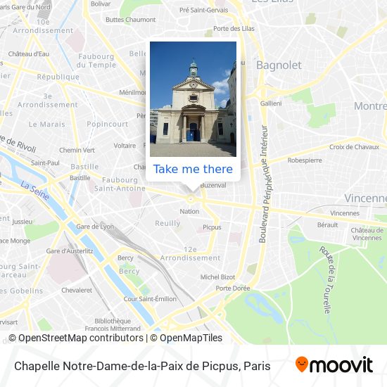 Chapelle Notre-Dame-de-la-Paix de Picpus map