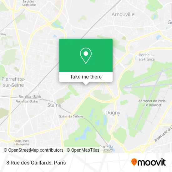 8 Rue des Gaillards map
