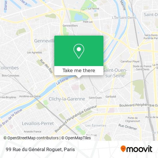 99 Rue du Général Roguet map