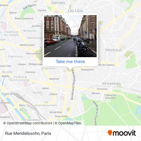 Rue Mendelssohn map