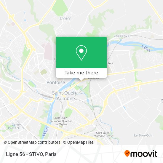 Ligne 56 - STIVO map