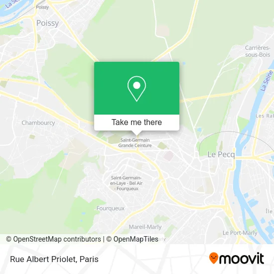 Rue Albert Priolet map