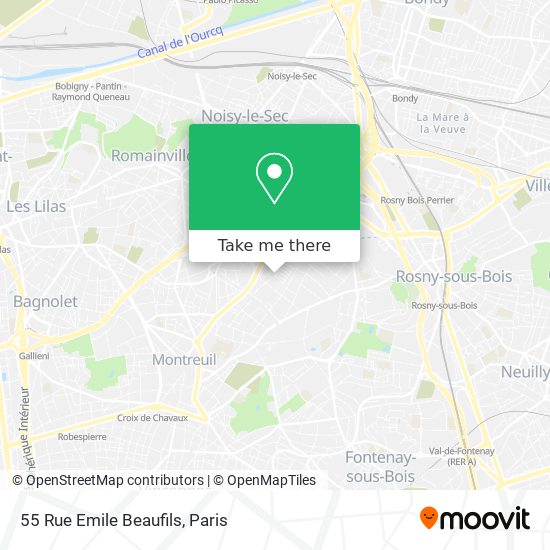 55 Rue Emile Beaufils map