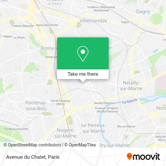 Avenue du Chalet map