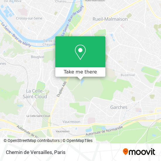 Chemin de Versailles map