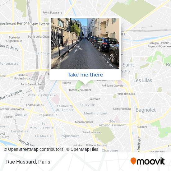 Rue Hassard map