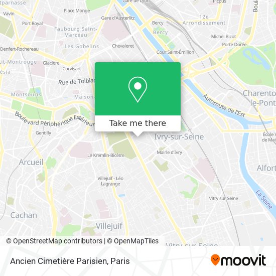 Ancien Cimetière Parisien map