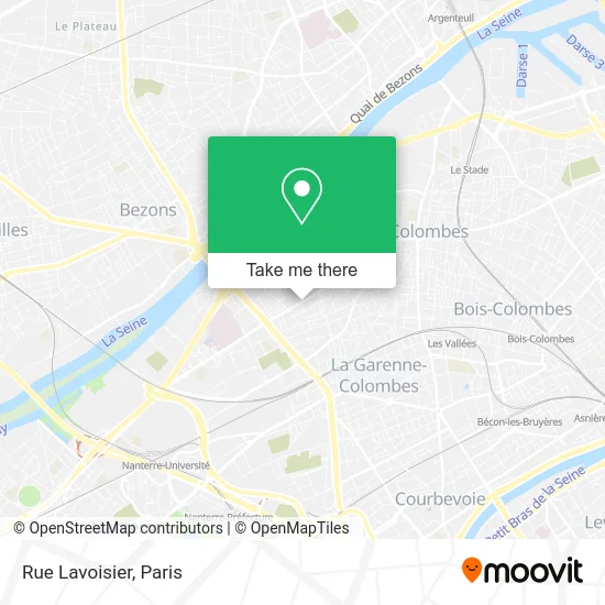 Rue Lavoisier map