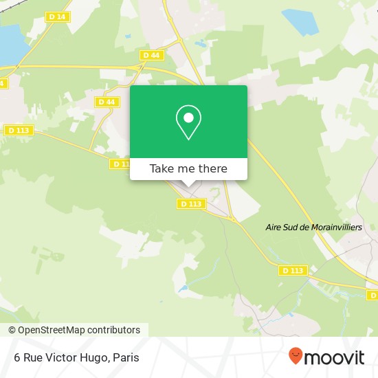 Mapa 6 Rue Victor Hugo