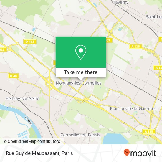 Rue Guy de Maupassant map