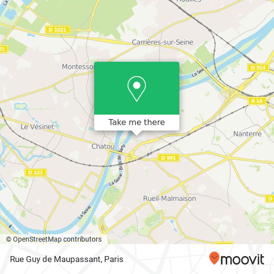 Mapa Rue Guy de Maupassant