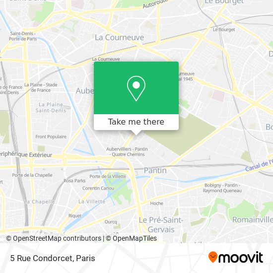 5 Rue Condorcet map
