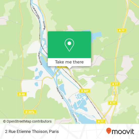 2 Rue Etienne Thoison map