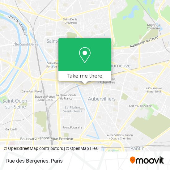 Rue des Bergeries map