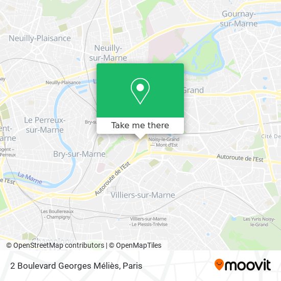 Mapa 2 Boulevard Georges Méliès