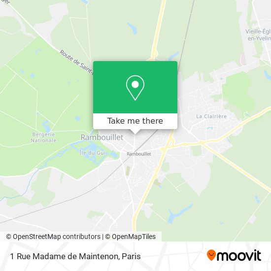 1 Rue Madame de Maintenon map