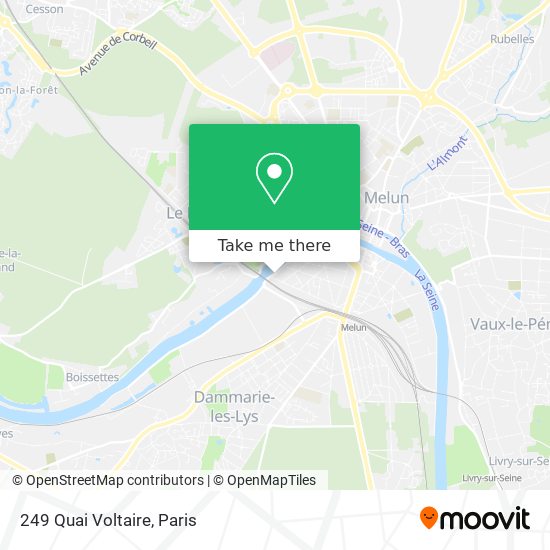 249 Quai Voltaire map