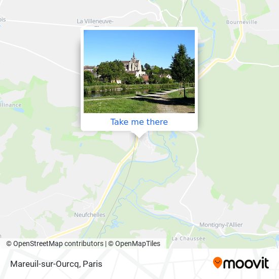 Mapa Mareuil-sur-Ourcq