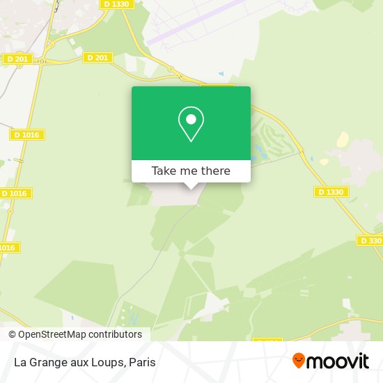 Mapa La Grange aux Loups