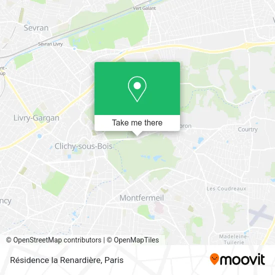 Résidence la Renardière map
