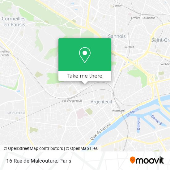 16 Rue de Malcouture map