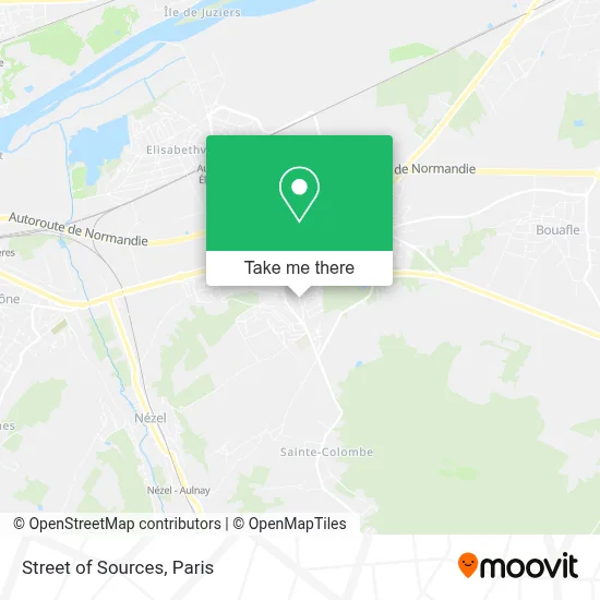 Rue des Sources map