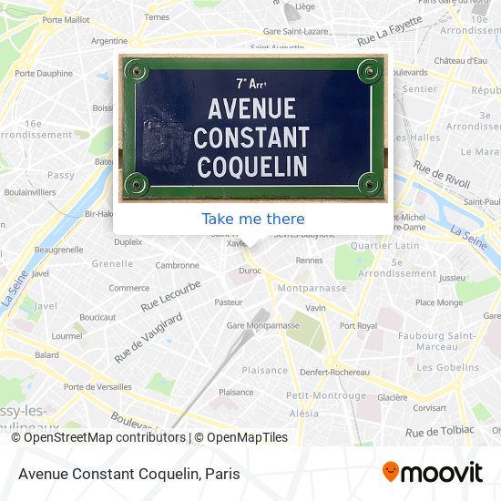 Avenue Constant Coquelin map
