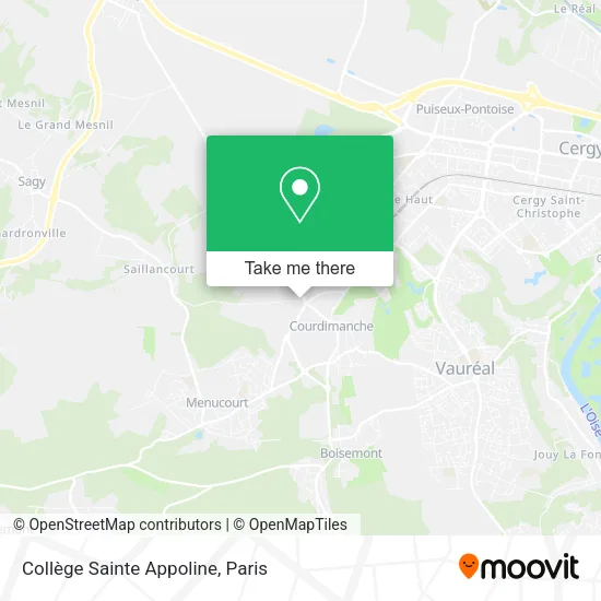 Mapa Collège Sainte Appoline