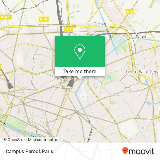Campus Parodi map