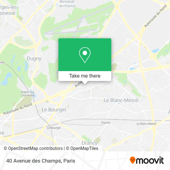 40 Avenue des Champs map
