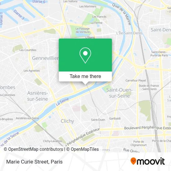 Rue Marie Curie map