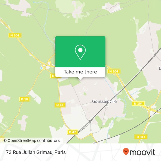 Mapa 73 Rue Julian Grimau