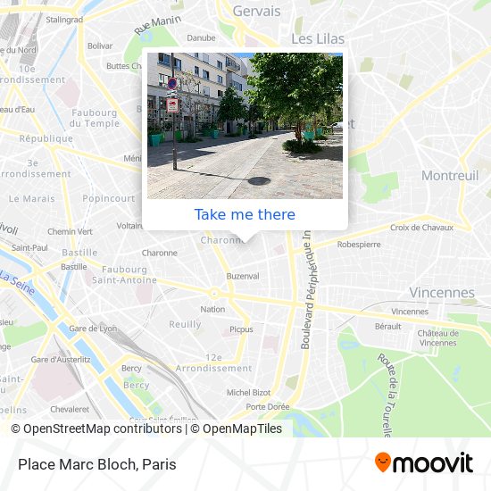 Place Marc Bloch map