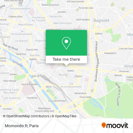 Momondo.fr map