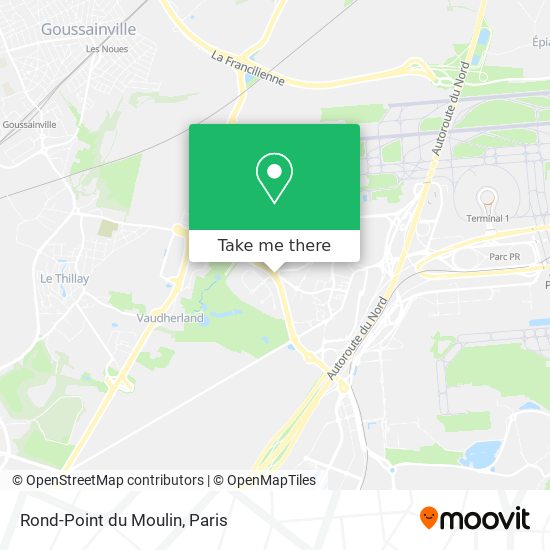 Mapa Rond-Point du Moulin