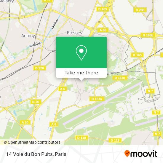 14 Voie du Bon Puits map