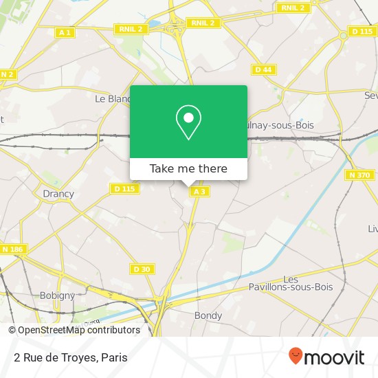 2 Rue de Troyes map