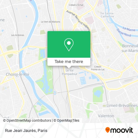 Rue Jean Jaurès map