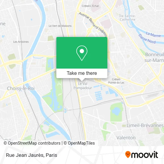 Rue Jean Jaurès map