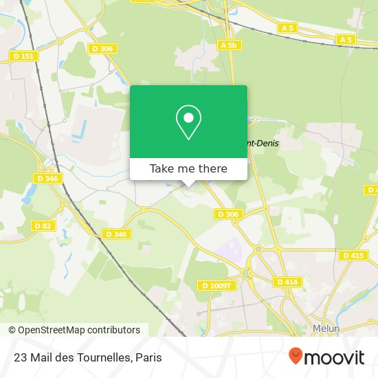 Mapa 23 Mail des Tournelles