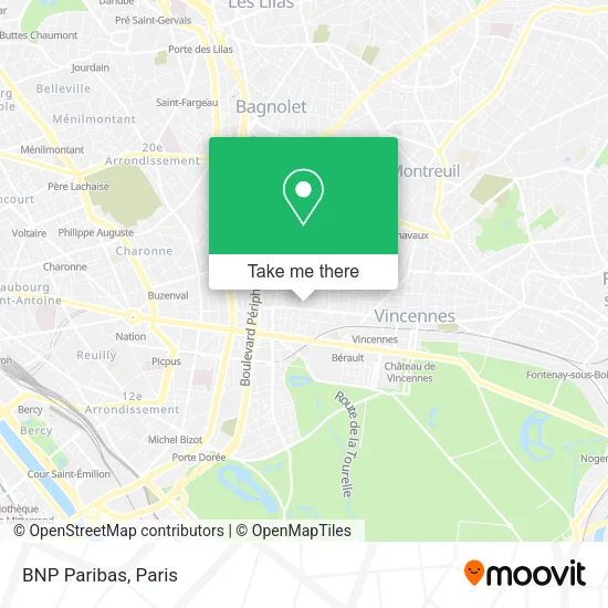 BNP Paribas map