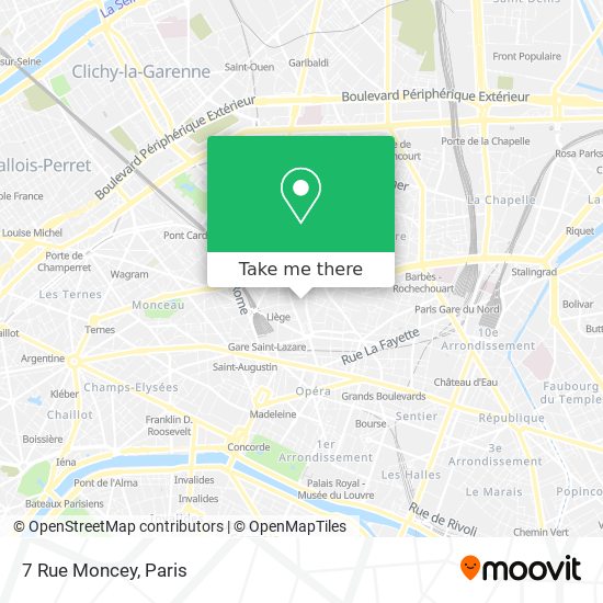 7 Rue Moncey map