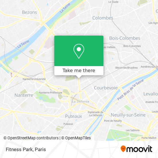 Mapa Fitness Park