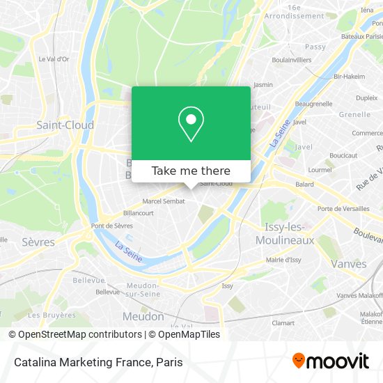 Mapa Catalina Marketing France