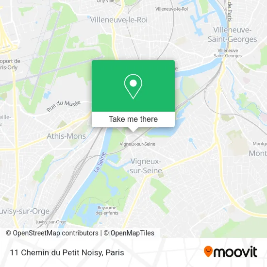 11 Chemin du Petit Noisy map
