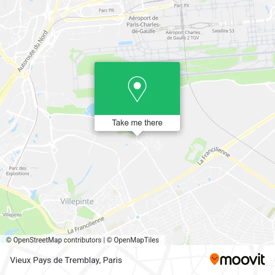 Vieux Pays de Tremblay map