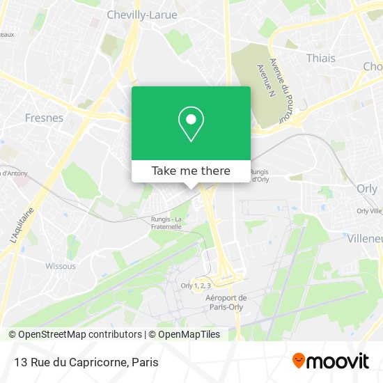 13 Rue du Capricorne map