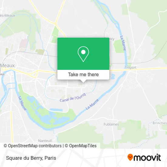 Square du Berry map