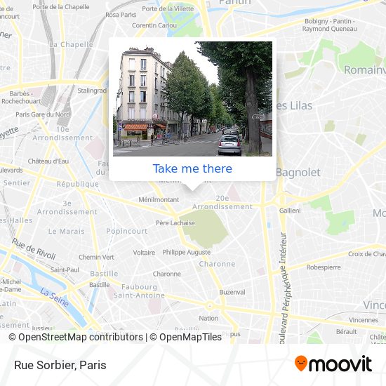 Rue Sorbier map