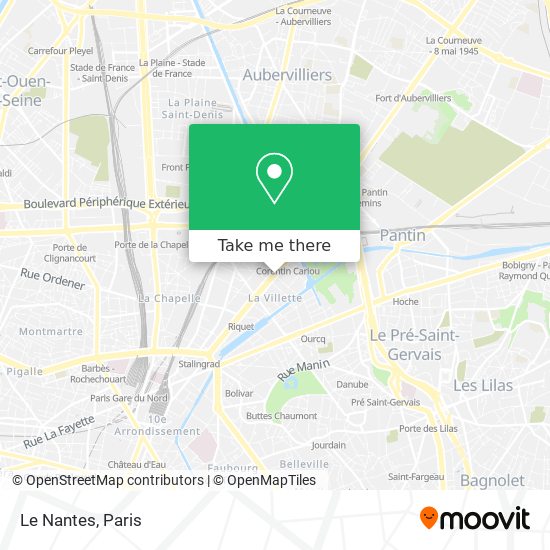 Le Nantes map